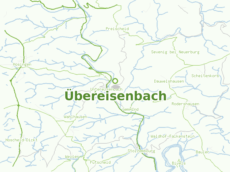 Karte von Übereisenbach