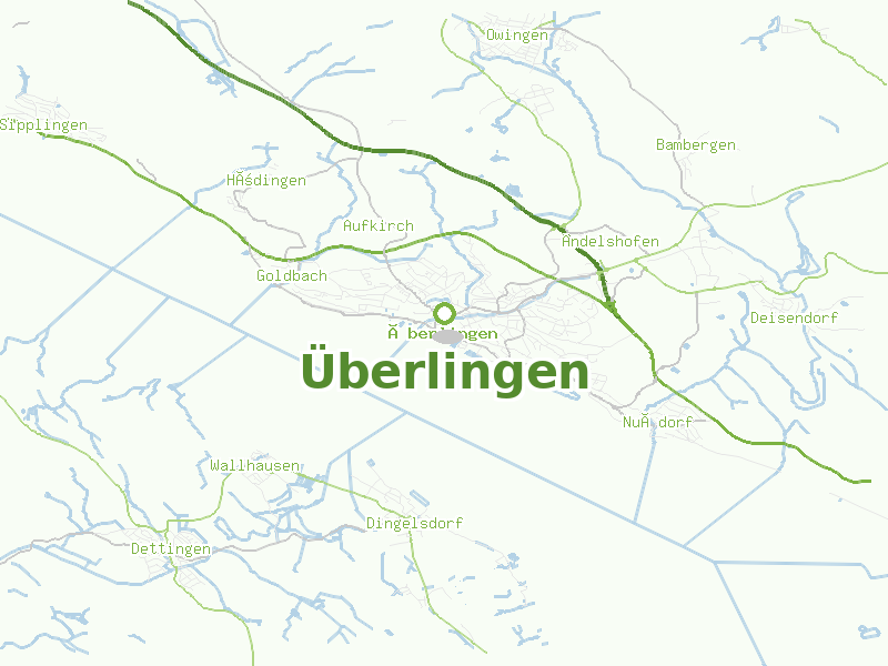 Karte von Überlingen