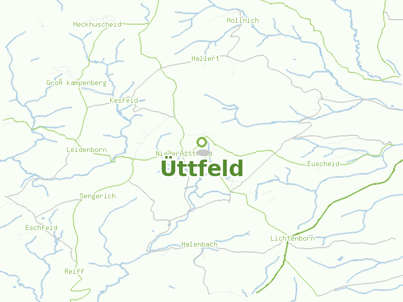 Karte von Üttfeld