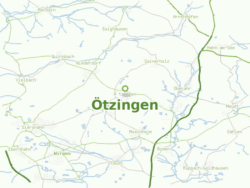 Karte von Ötzingen