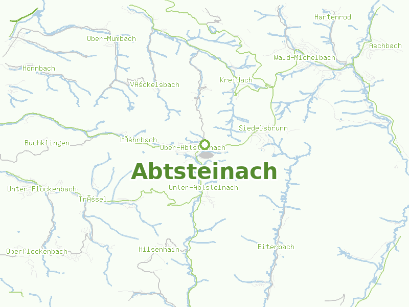 Karte von Abtsteinach