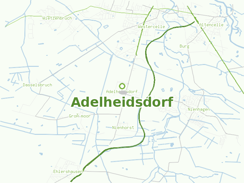 Karte von Adelheidsdorf