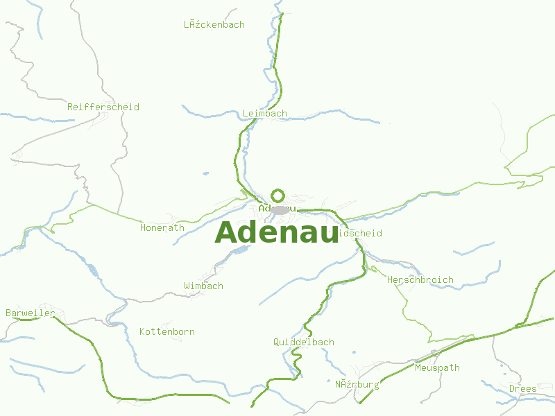 Karte von Adenau