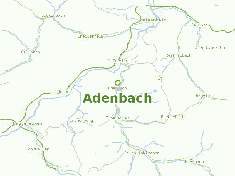 Karte von Adenbach