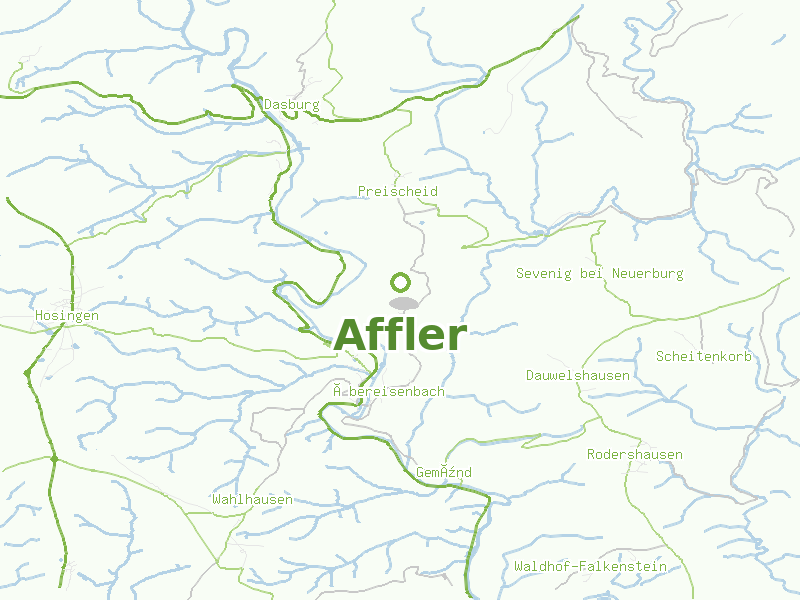 Karte von Affler