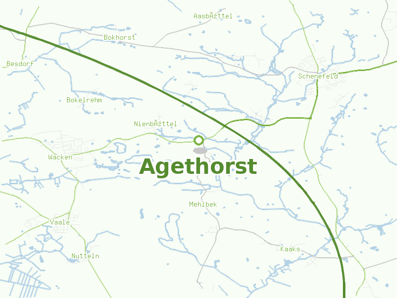 Karte von Agethorst