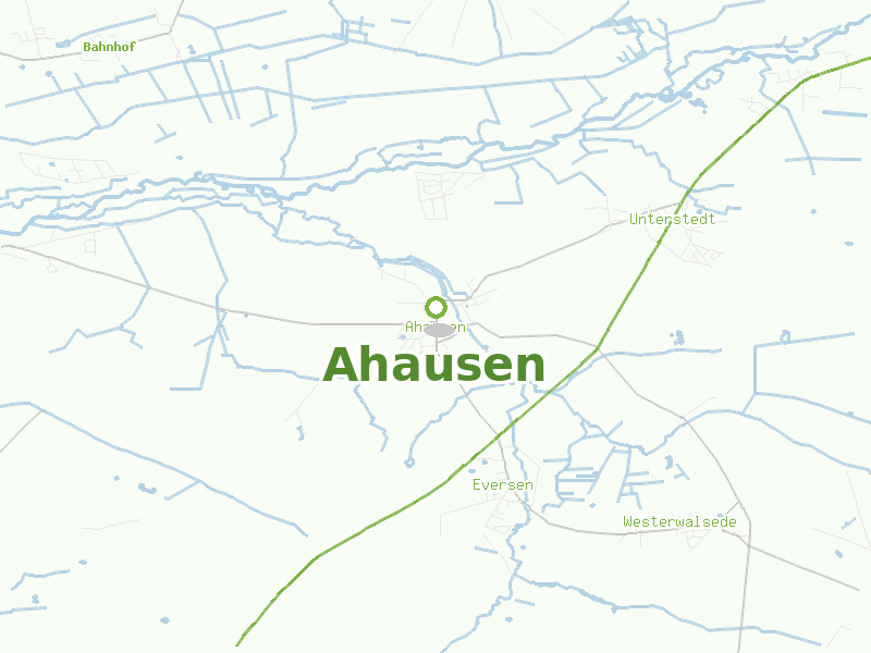 Karte von Ahausen