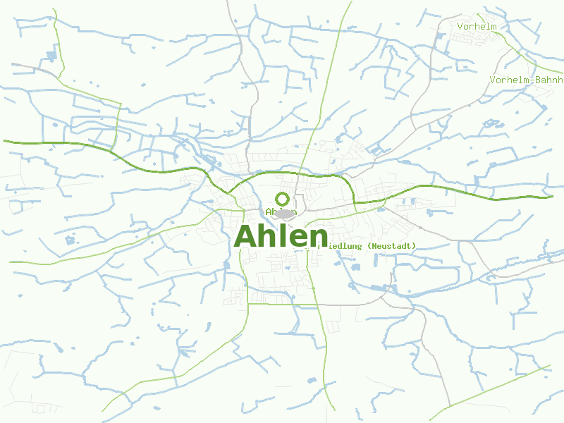 Karte von Ahlen