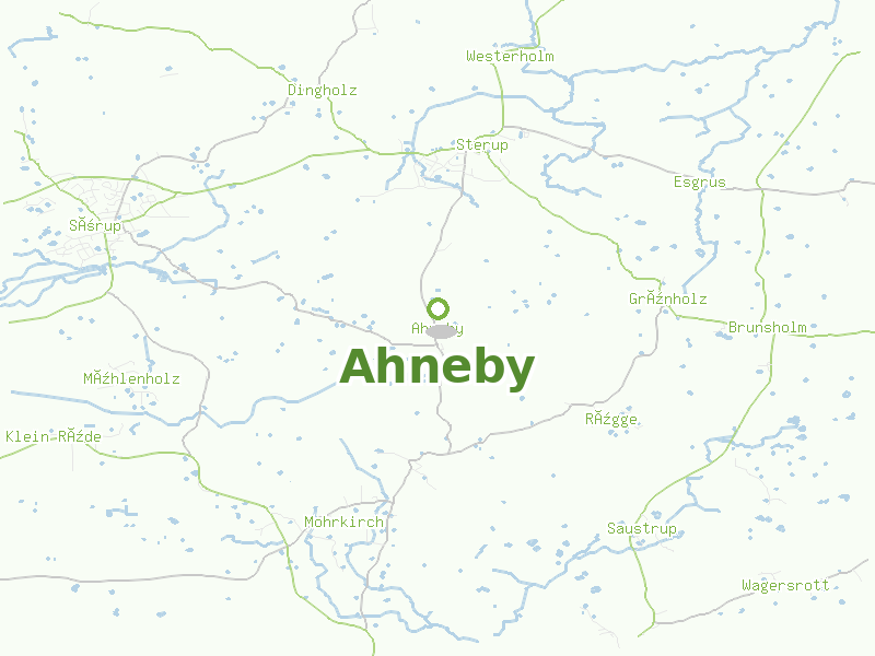 Karte von Ahneby