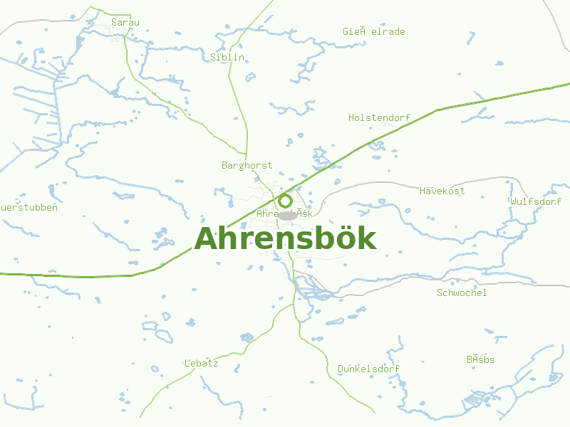 Karte von Ahrensbök