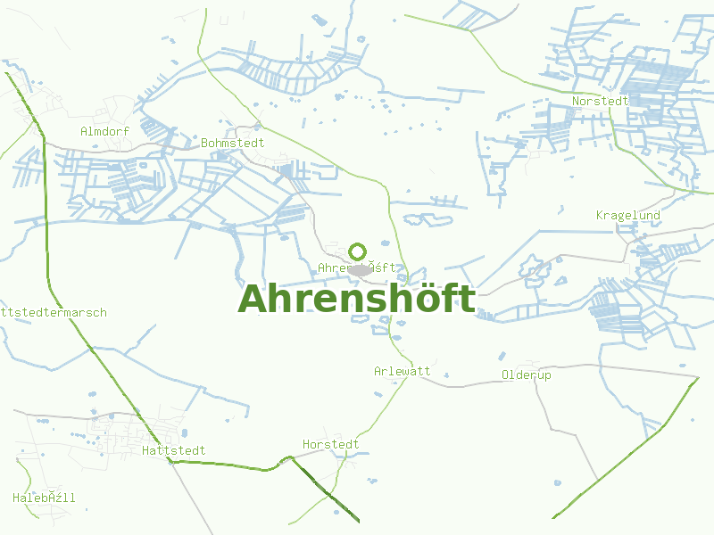 Karte von Ahrenshöft