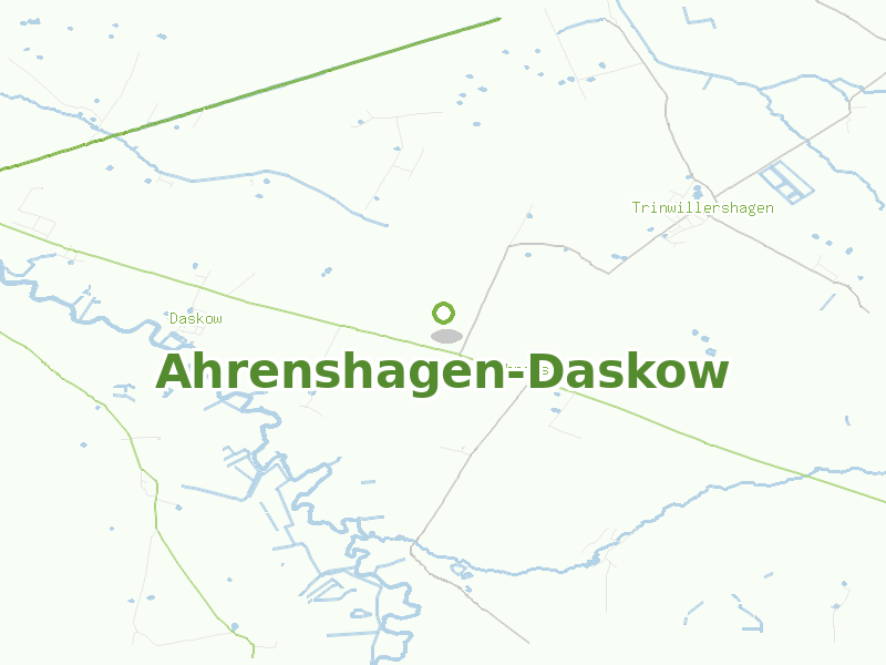Karte von Ahrenshagen-Daskow