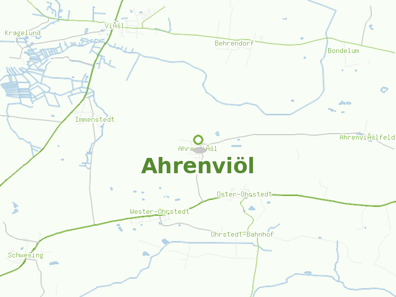 Karte von Ahrenviöl