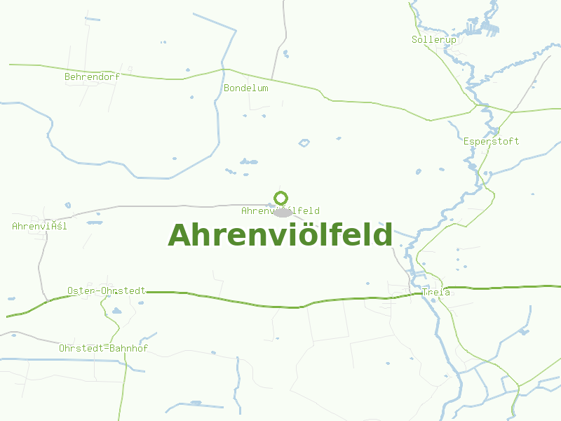 Karte von Ahrenviölfeld