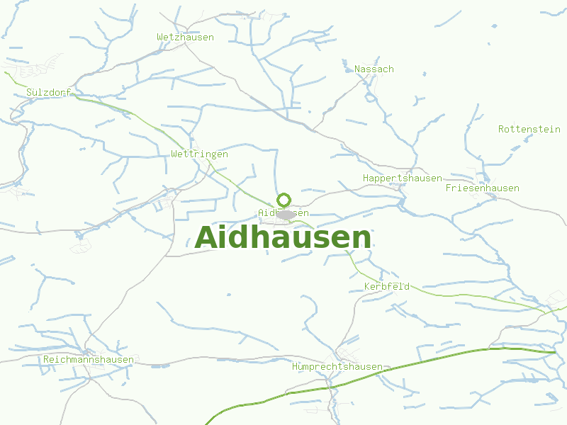 Karte von Aidhausen