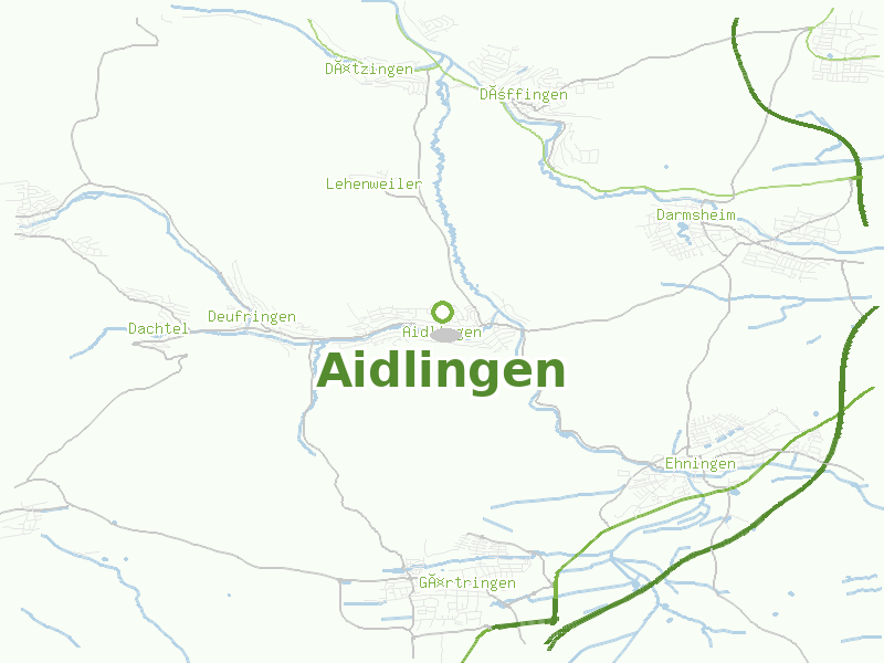 Karte von Aidlingen