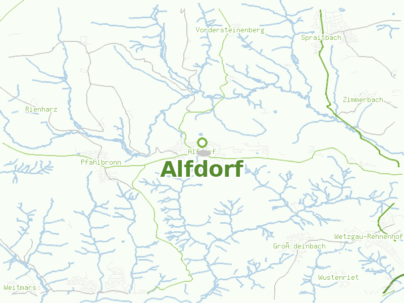 Karte von Alfdorf