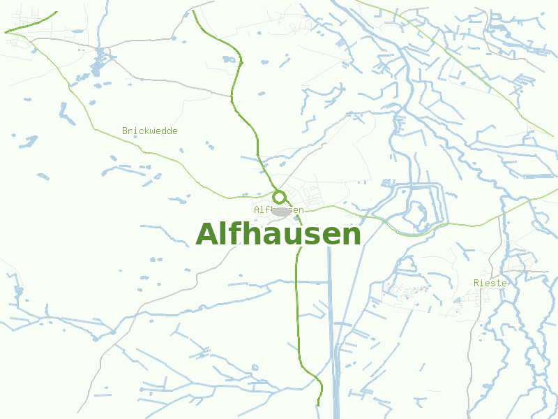 Karte von Alfhausen