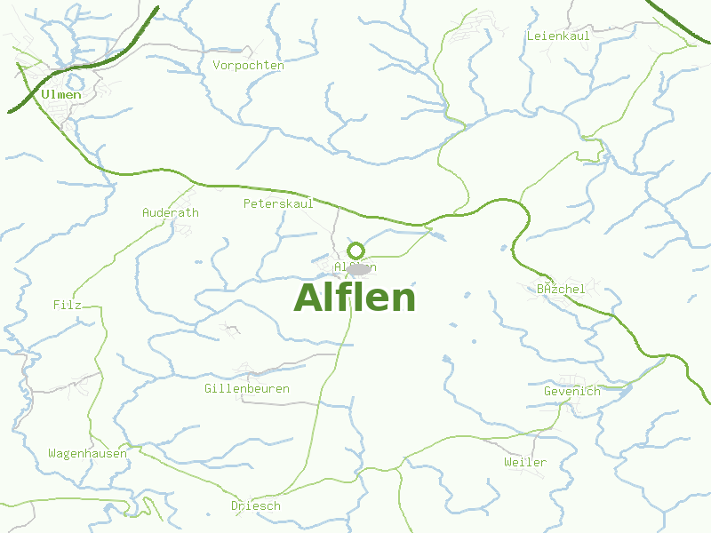Karte von Alflen