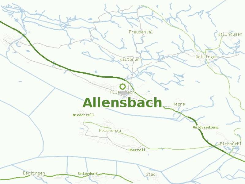 Karte von Allensbach