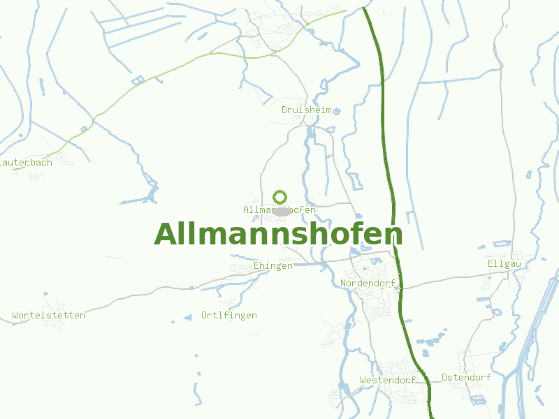 Karte von Allmannshofen