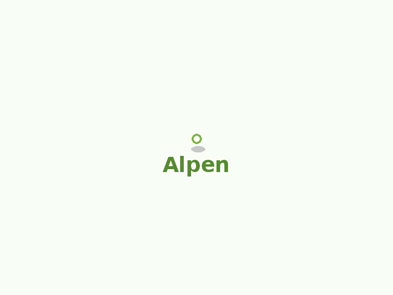 Karte von Alpen