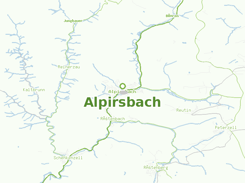 Karte von Alpirsbach