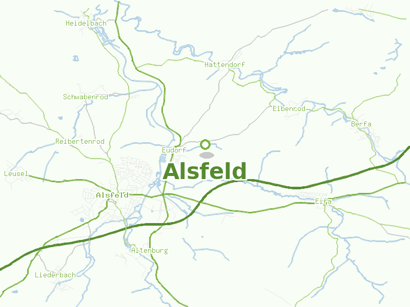 Karte von Alsfeld