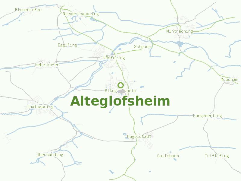 Karte von Alteglofsheim