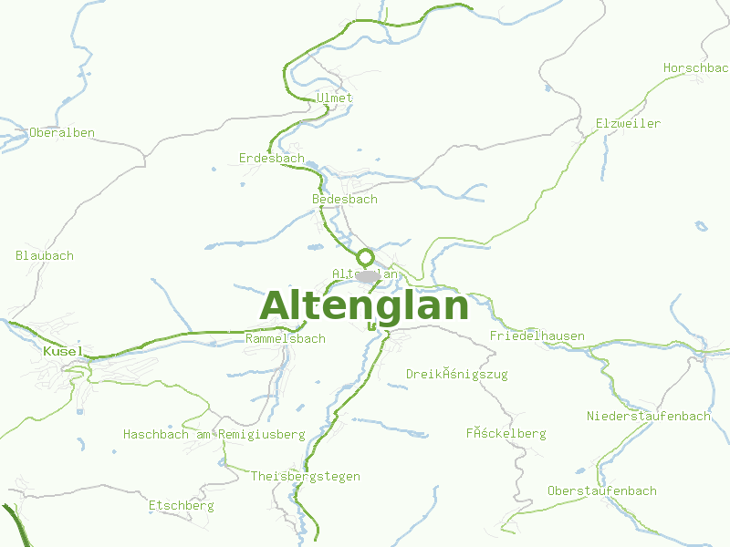 Karte von Altenglan