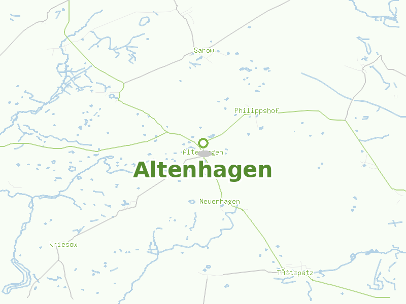 Karte von Altenhagen