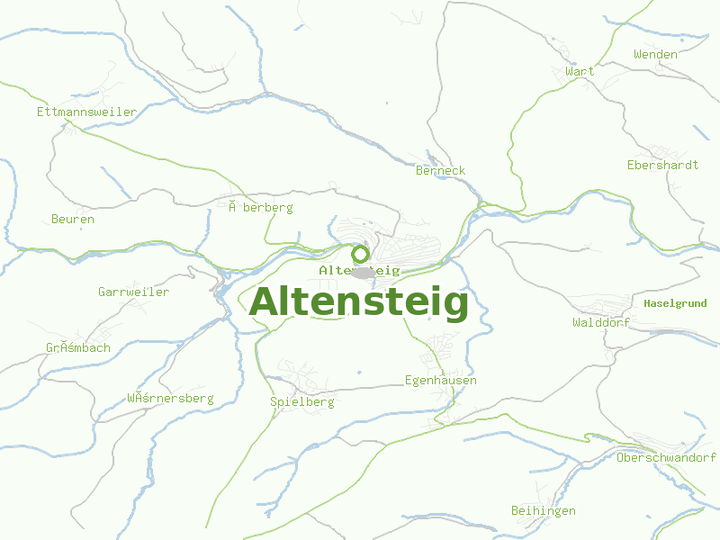Karte von Altensteig