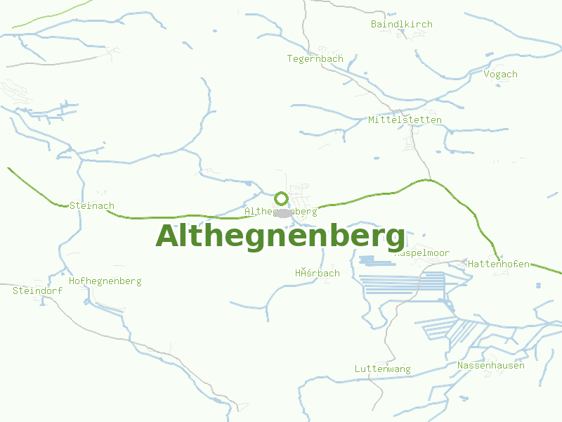 Karte von Althegnenberg