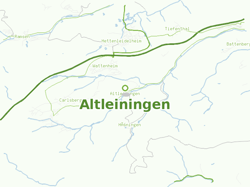 Karte von Altleiningen