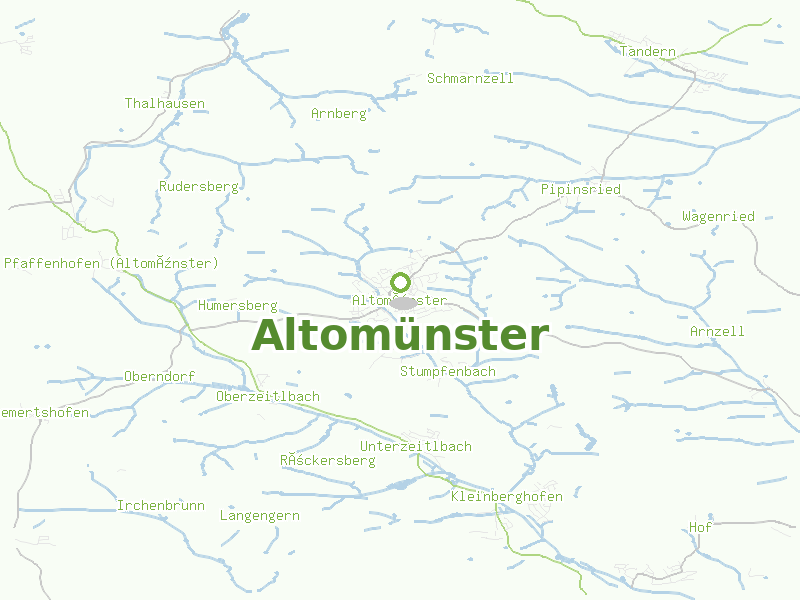 Karte von Altomünster