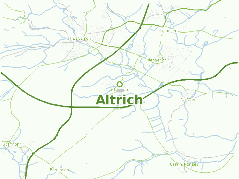 Karte von Altrich