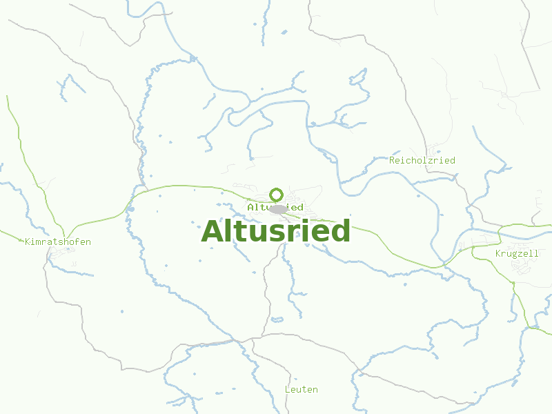 Karte von Altusried