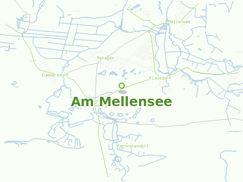 Karte von Am Mellensee