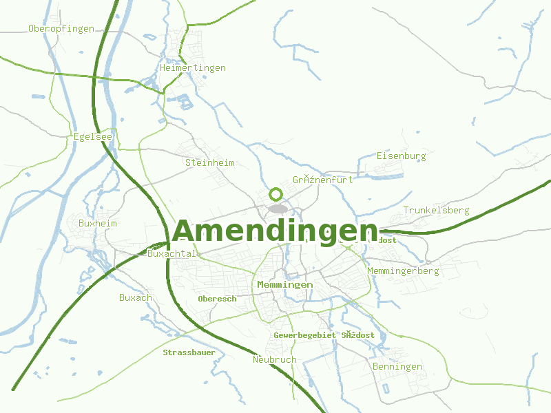 Karte von Amendingen
