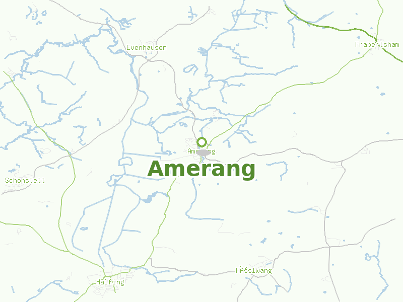 Karte von Amerang