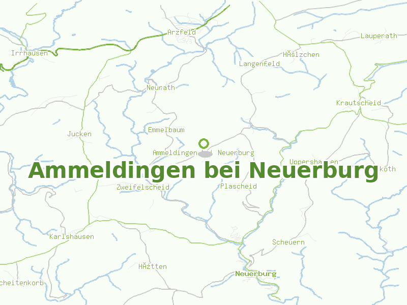 Karte von Ammeldingen bei Neuerburg