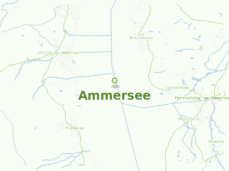 Karte von Ammersee