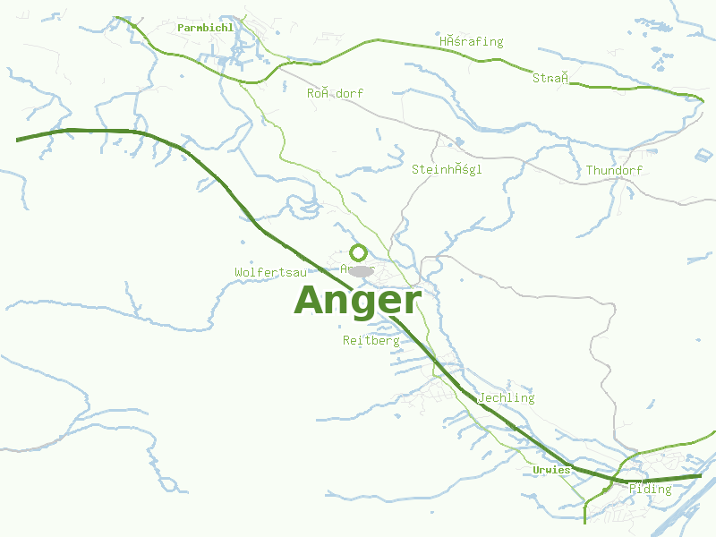 Karte von Anger