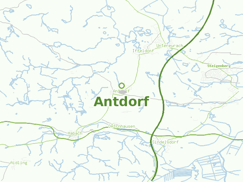 Karte von Antdorf