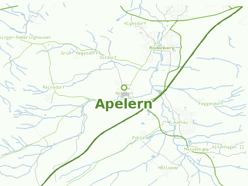 Karte von Apelern