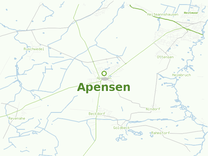 Karte von Apensen