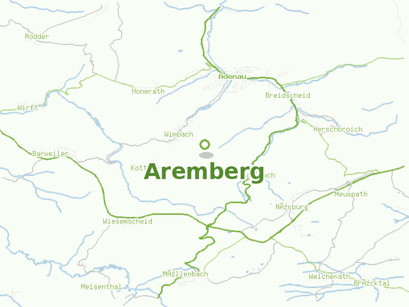 Karte von Aremberg