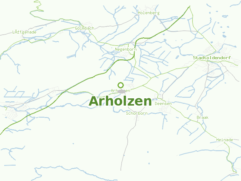 Karte von Arholzen