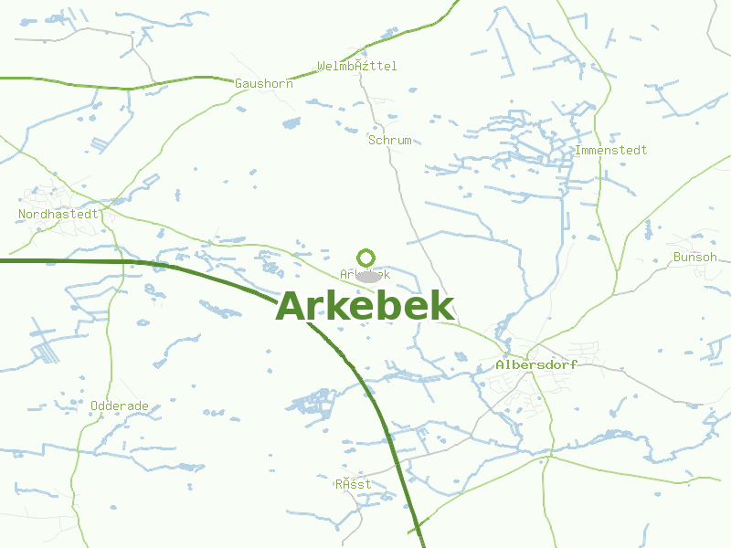Karte von Arkebek