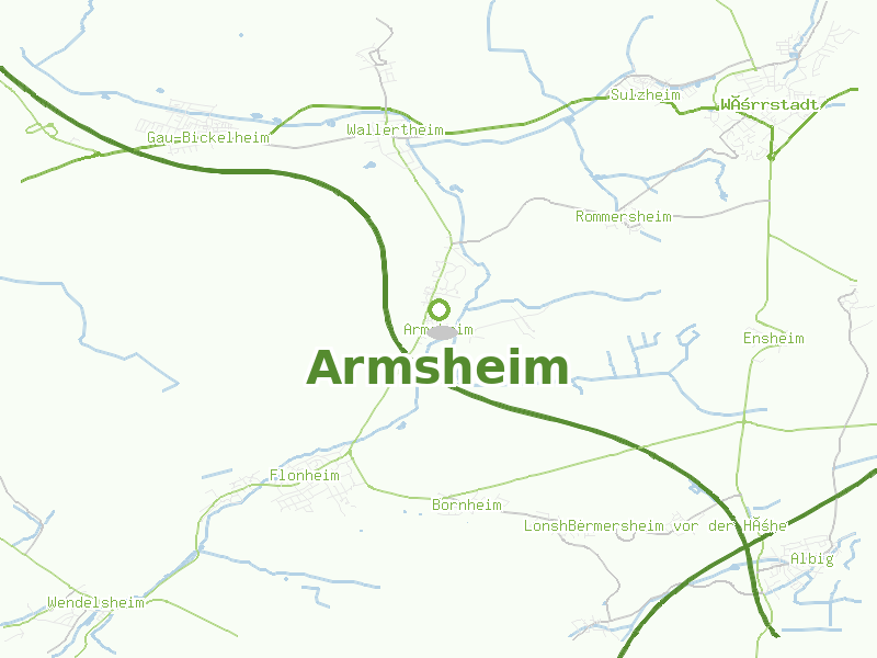 Karte von Armsheim